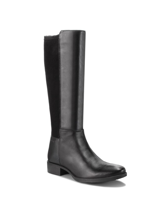 Bottes cavalieres Geox D Laceyin D D84BFD 05443 C9999 Noir chaussures
