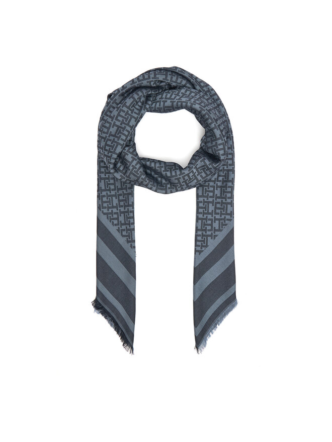 Tommy Hilfiger Πασμίνα Tommy Hilfiger Monogram AW0AW17493 Σκούρο μπλε