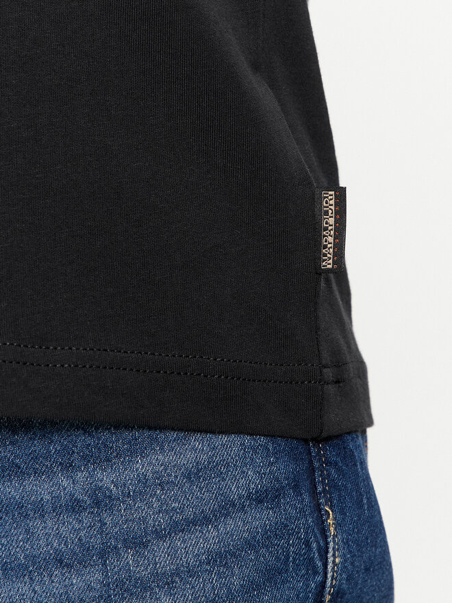Napapijri Napapijri Camiseta Iaato NP0A4HFZ Negro Regular Fit