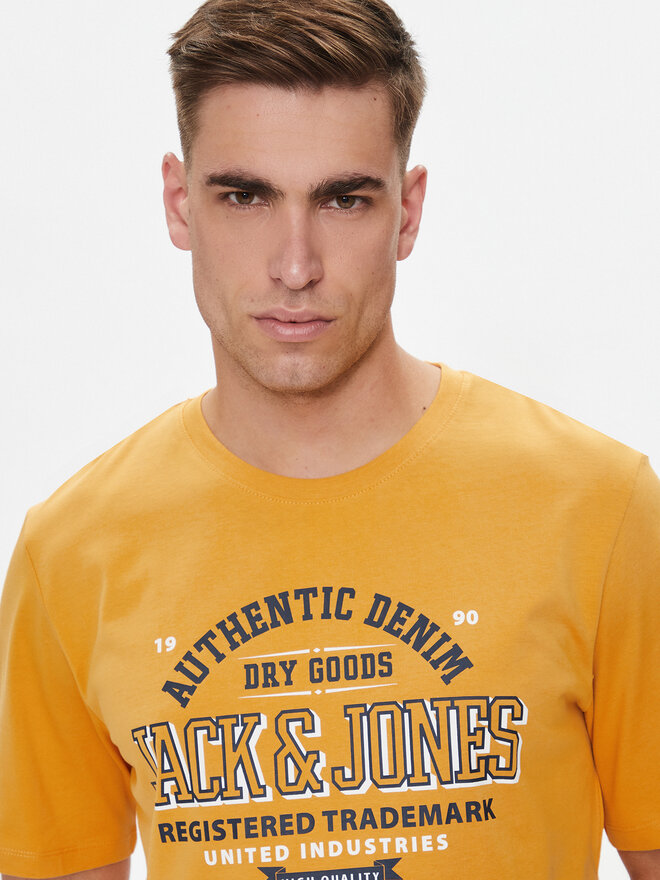 Jack&Jones Jack&Jones Marškinėliai Logo 12254862 Geltona Standard Fit