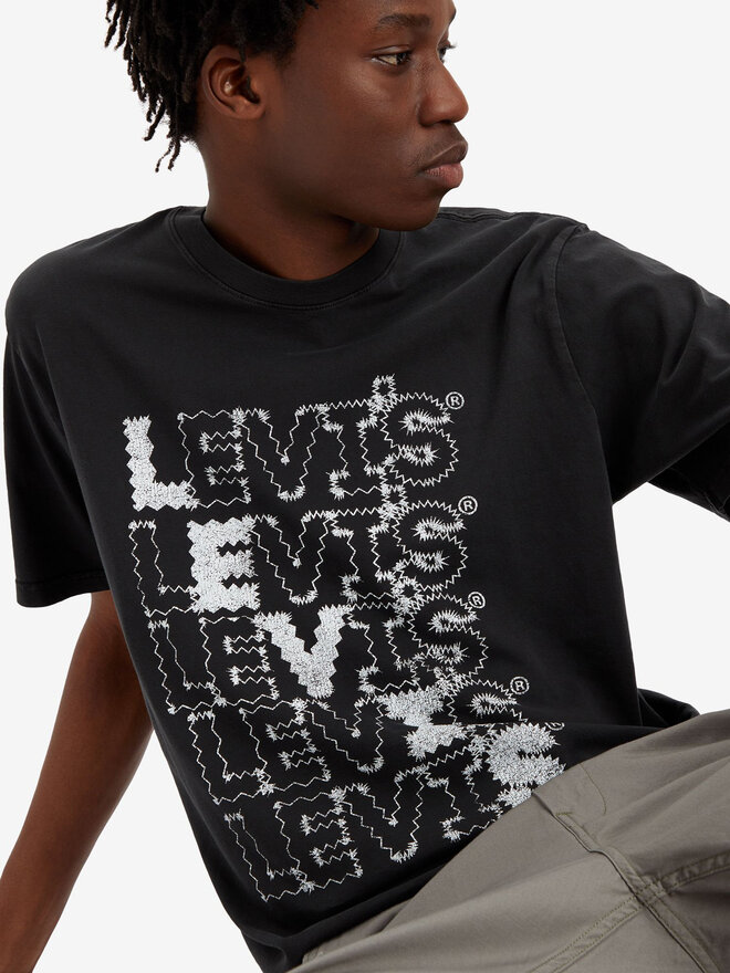 Levi's® Levi's® Marškinėliai 16143-1240 Juoda Relaxed Fit