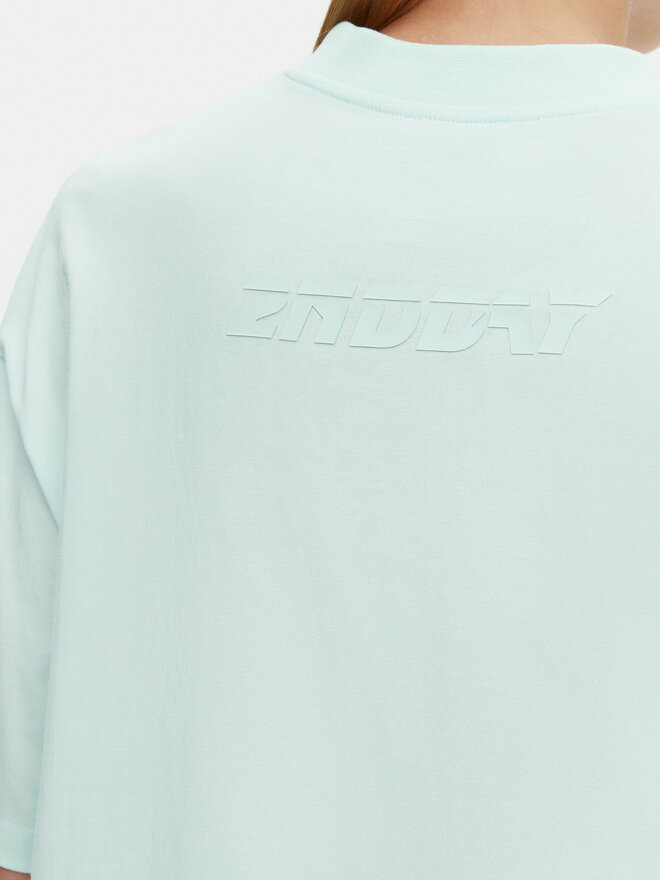 2NDDAY 2NDDAY Camiseta Arale 2252245310 Azul Loose Fit