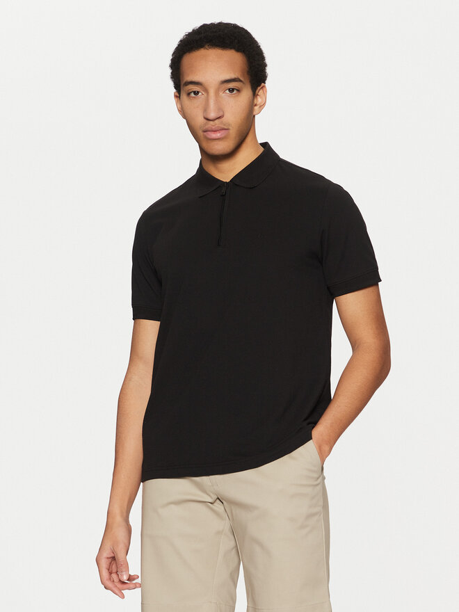 Calvin Klein Calvin Klein Поло K10K114128 Чорний Regular Fit