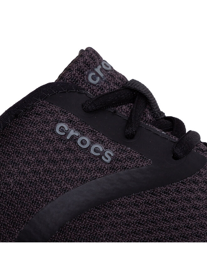 Halbschuhe Crocs Literide Mesh Lace W 205726 Schwarz eschuhe