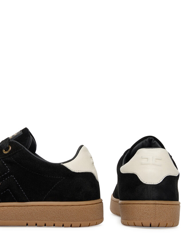 Elisabetta Franchi Sneakersy Elisabetta Franchi Low Cut Lace Up F4A9-E0340-0071 S Černá