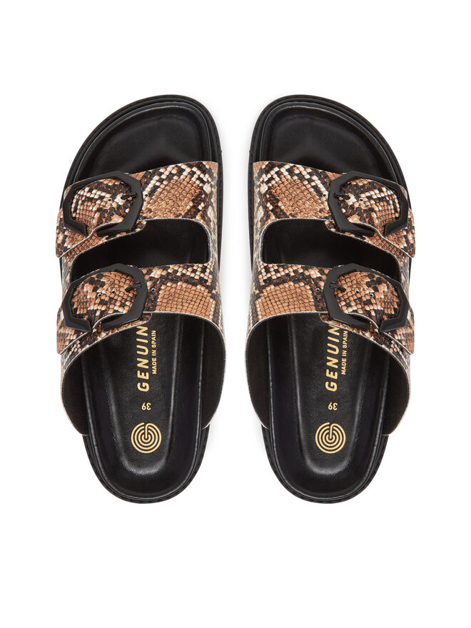 Genuins Чехли Genuins Galia Vegan G106282 Кафяв