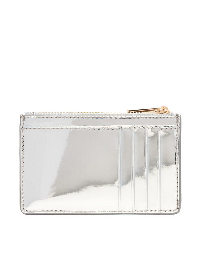Tommy Hilfiger Kreditkartenetui Tommy Hilfiger Long Cc Holder Met AW0AW18038 Silberfarben