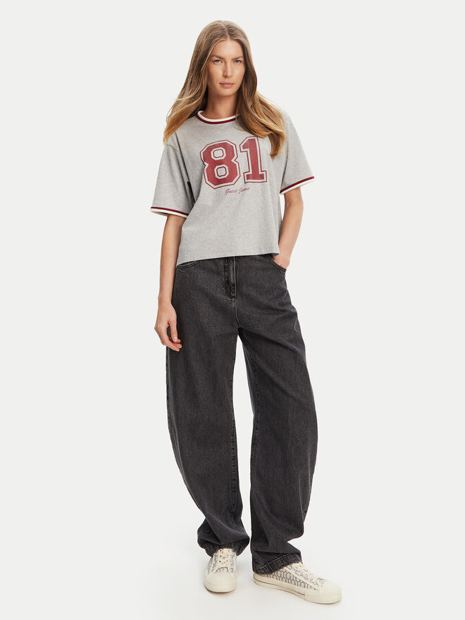 Guess Jeans Guess Jeans Футболка W5YI19 K8HM0 Сірий Regular Fit