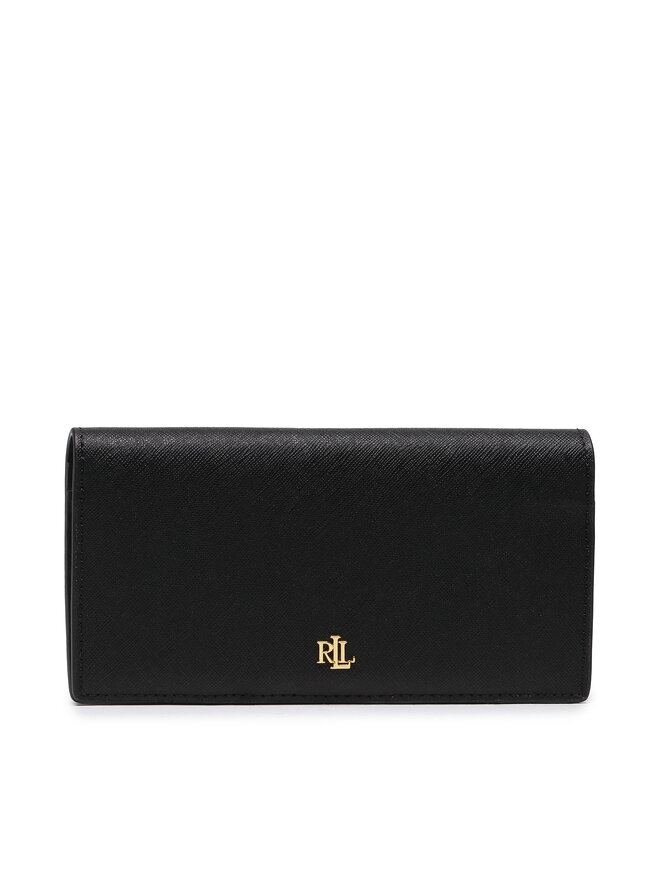 LAUREN RALPH LAUREN Cartera grande para mujer Lauren Ralph Lauren Slim Wallet Wlt Med 432802917009 Negro