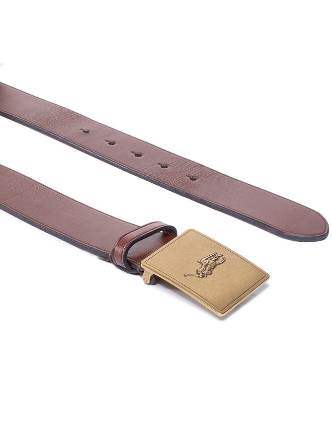 Polo Ralph Lauren Férfi öv Polo Ralph Lauren 36Mm Pp Plaque Belt 405691693002 Barna