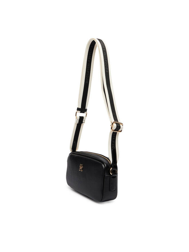 Tommy Hilfiger Handtasche Tommy Hilfiger Th Essential Camera Bag AW0AW18370 Schwarz