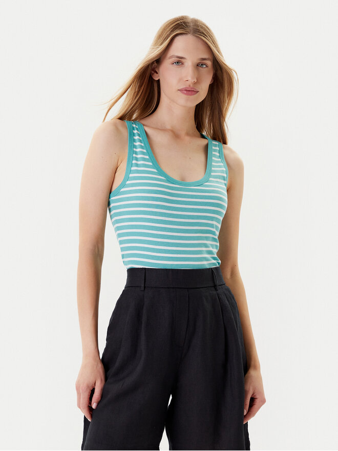 United Colors Of Benetton United Colors Of Benetton Top 30YSDH010 Verde Regular Fit