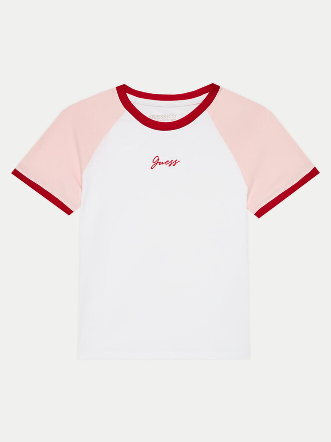 Guess Guess T-Shirt J4YI15 K6YW4 Weiß Boxy Fit