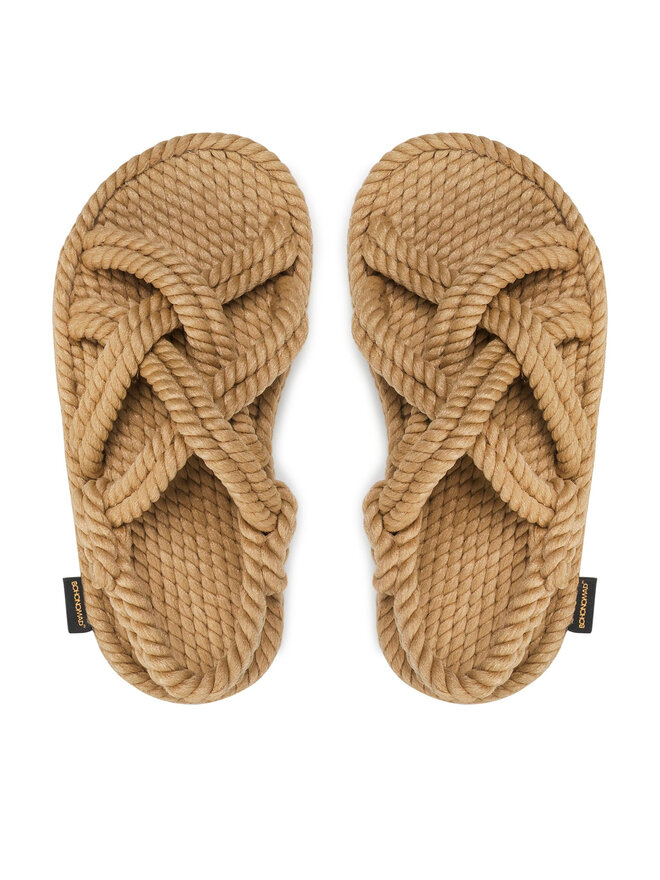 Bohonomad Sandalen Bohonomad Bodrum Platform BOD.0012.PRS Beige