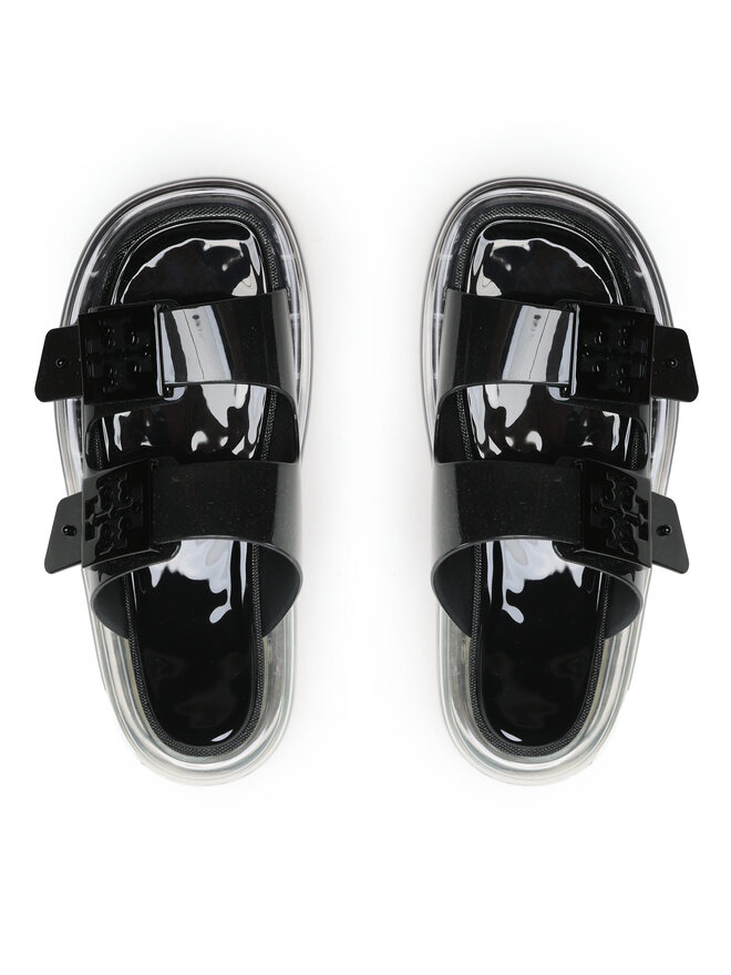 Tory Burch Klapki Tory Burch Buckle Bubble Jelly 149718 Czarny