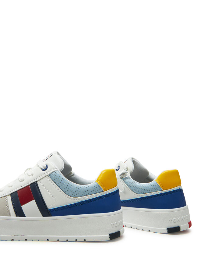Tommy Hilfiger Αθλητικά Tommy Hilfiger Flag Low Cut Lace-Up Sneaker T3X9-33863-1269 S Λευκό