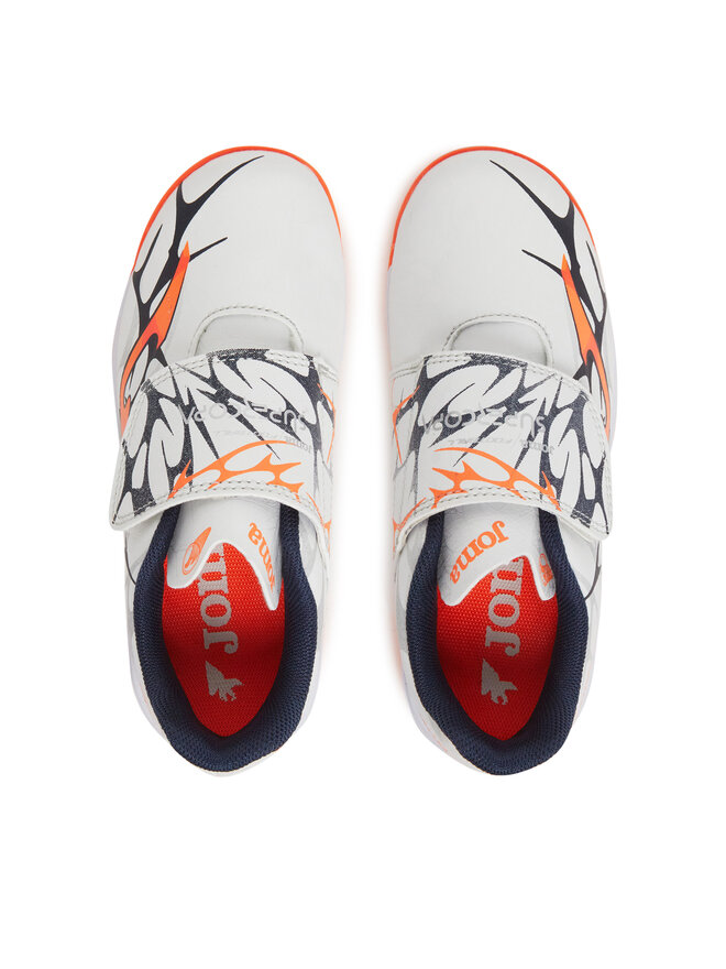 Joma Ποδοσφαιρικά Παπούτσια Joma Super Copa Jr 2502 SCJS2502INV Λευκό
