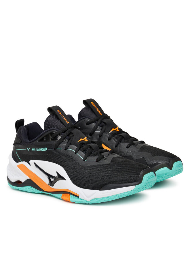 Mizuno Batai uždaroms aikštelėms Mizuno Wave Stealth Neo 2 X1GA2400 Juoda