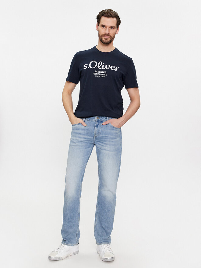s.Oliver s.Oliver Marškinėliai 2139909 Mėlyna Regular Fit