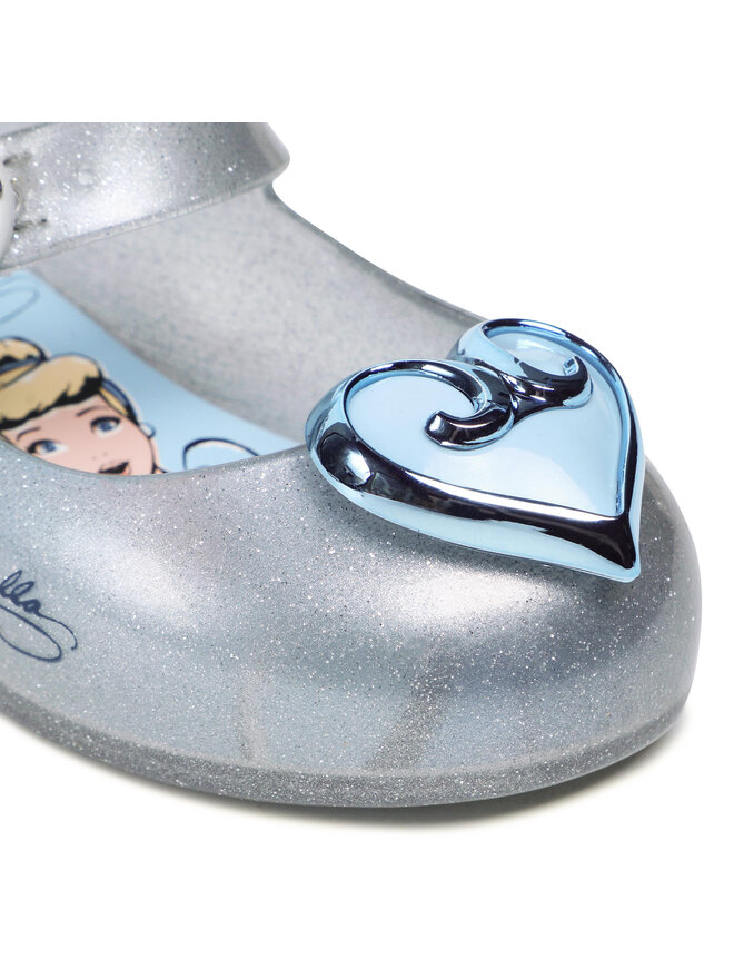 Melissa Półbuty Melissa Mini Melissa Sweet Love + Disn 33447 Srebrny