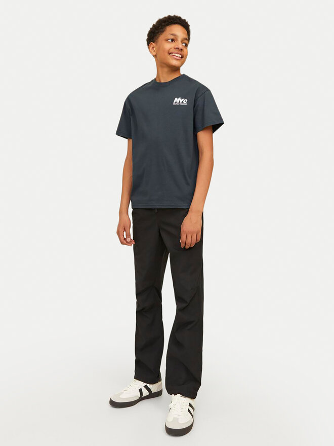 Jack&Jones Junior Jack&Jones Junior Marškinėliai Bronx Square 12263185 Pilka Loose Fit