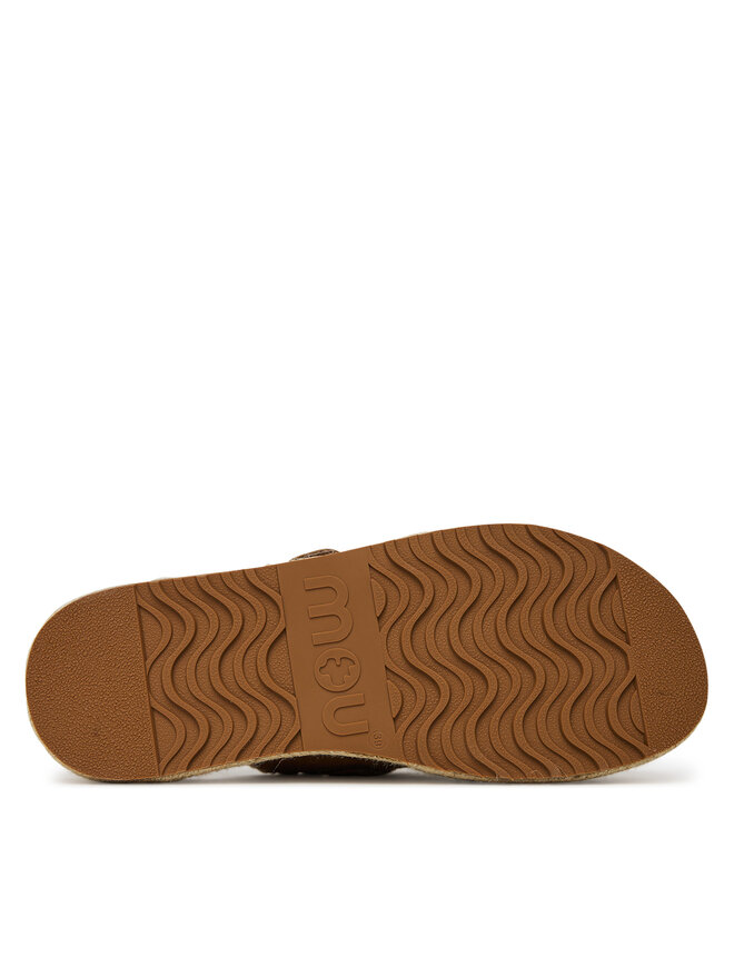 Mou Espadrilles Mou Jute clog plain MU.SW641000A Brūns