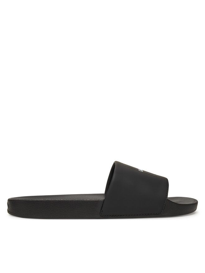 Calvin Klein Nazouváky Calvin Klein Pool Slide W/ Ck Square HM0HM01754 Černá
