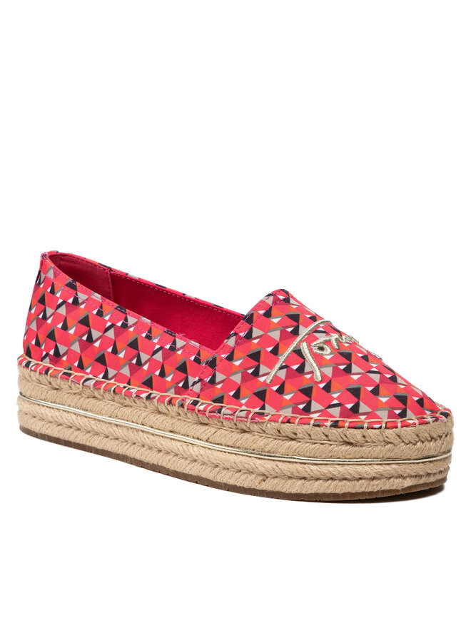 Tommy Hilfiger Espadrilles Tommy Hilfiger Th Geo Print Espadrille FW0FW06354 Rosa