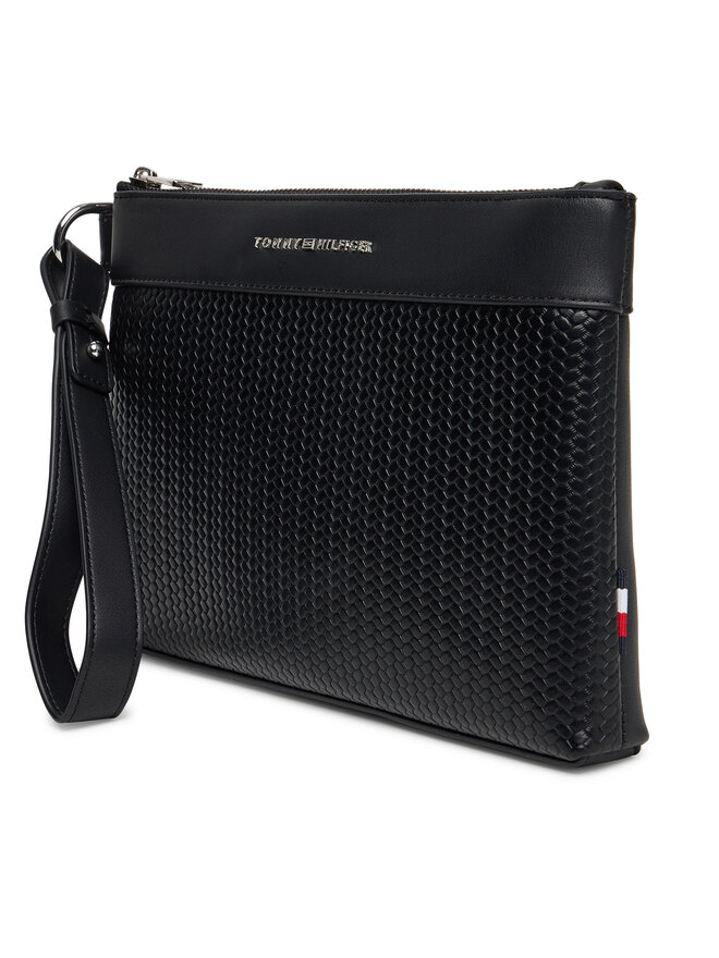 Tommy Hilfiger Τσαντάκι Tommy Hilfiger Woven Pouch AM0AM13804 Μαύρο