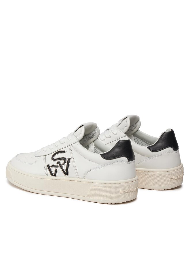 Stuart Weitzman Снікерcи Stuart Weitzman Crtsde Lgo Snr SH305 Білий