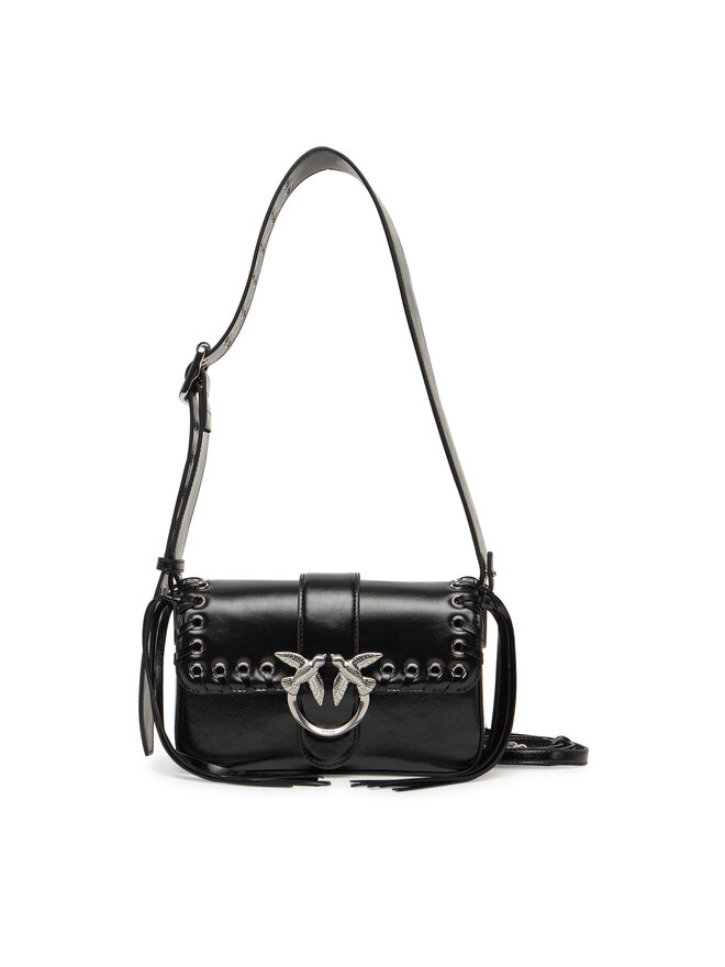 PINKO Τσάντα PINKO Love One Mini Slouchy Fl PE 25 PLTT 104340 A28D Μαύρο