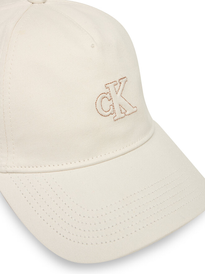 Calvin Klein Cap Calvin Klein Monogram Shine Embroidery Cap LV04F5044G Weiß