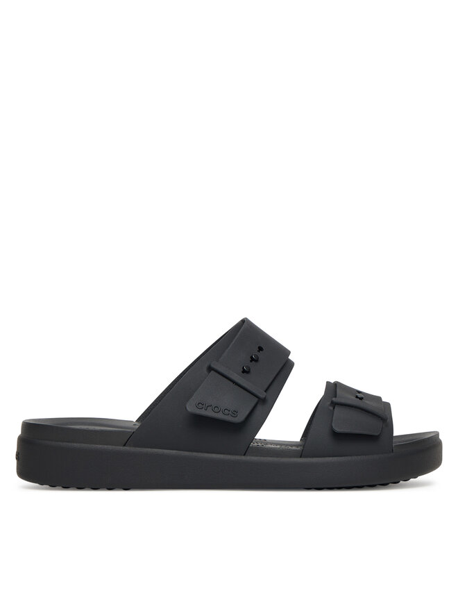 Crocs Papucs Crocs Brooklyn Buckle Low Low 211215 Fekete
