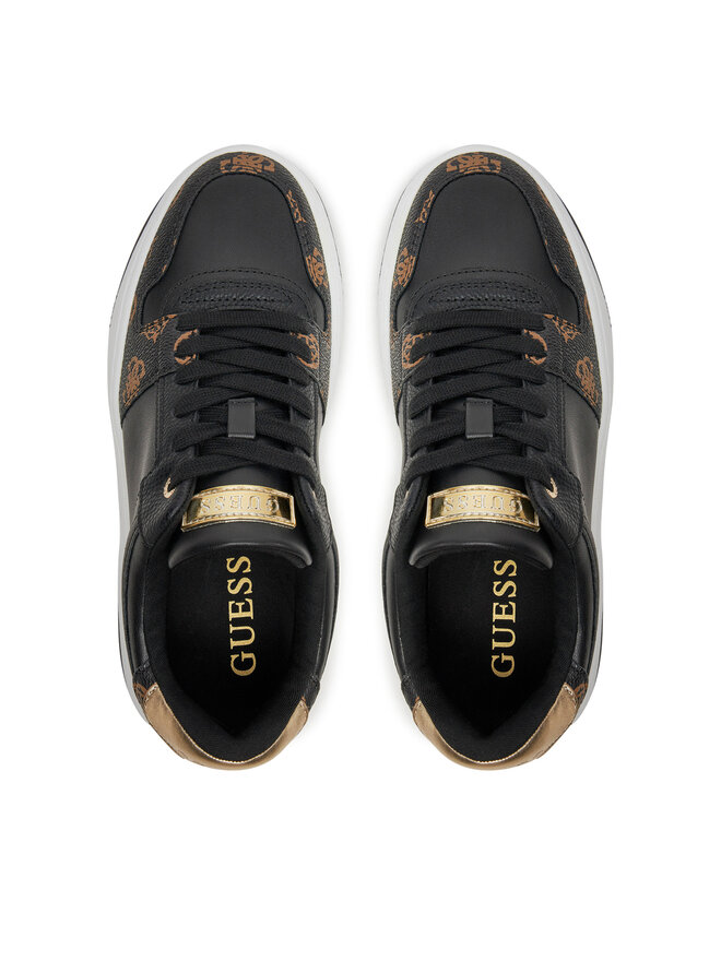 Guess Сникърси Guess Marlew FLTQNZ FAL12 Черен