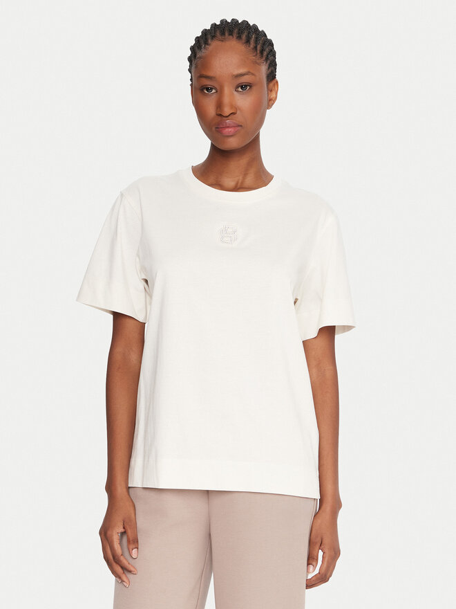 BOSS BOSS T-Shirt Elpha 50551443 Creme Regular Fit