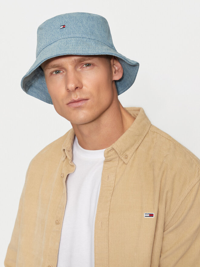 Tommy Hilfiger Kapelusz Tommy Hilfiger AU0AU01965 Niebieski