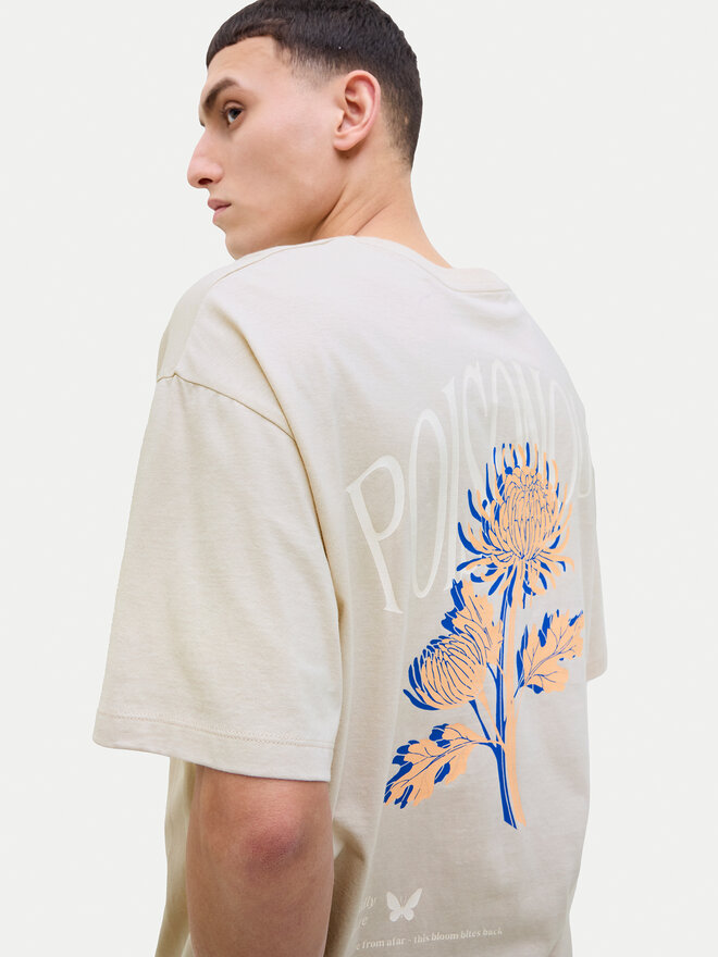 Jack&Jones Jack&Jones Футболка Charge 12269384 Бежевий Relaxed Fit