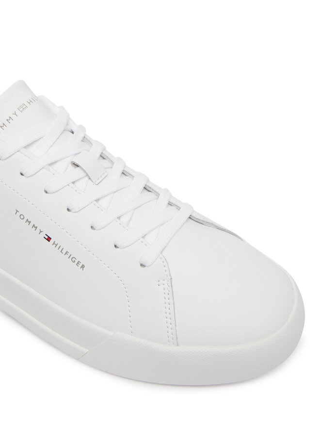 Tommy Hilfiger Sneakers Tommy Hilfiger Th Court Core Ess Leather FM0FM05367 Weiß
