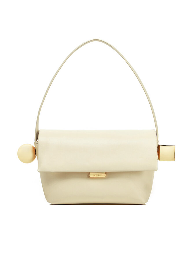 JACQUEMUS Handtasche JACQUEMUS Le Rond Carre 24H243BA383-3171 Creme