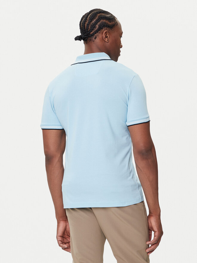 BOSS BOSS Polo Paul 50506193 Celeste Slim Fit