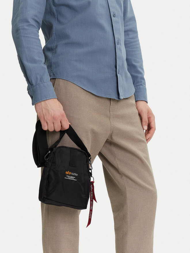 Плоска сумка Alpha Industries Crew Carry Bag 196924 Чорний