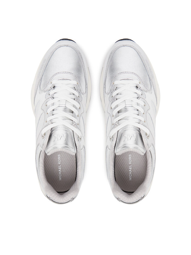MICHAEL Michael Kors Sneakersy MICHAEL Michael Kors Riley 43S5RLFS1M Srebrny