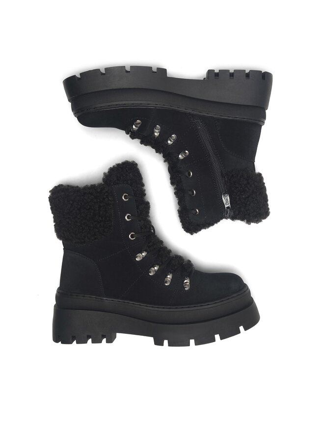 DeeZee Členková obuv DeeZee QUEENIE WS6151-03 Čierna