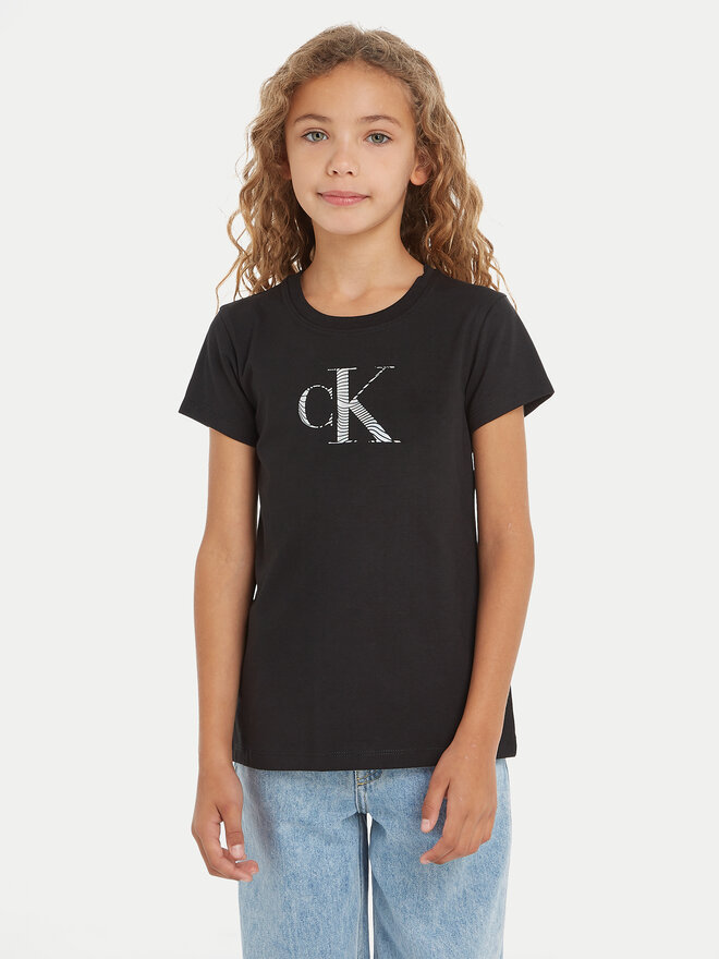 Calvin Klein Jeans Calvin Klein Jeans Camiseta Iridescent IG0IG02433 Negro Regular Fit