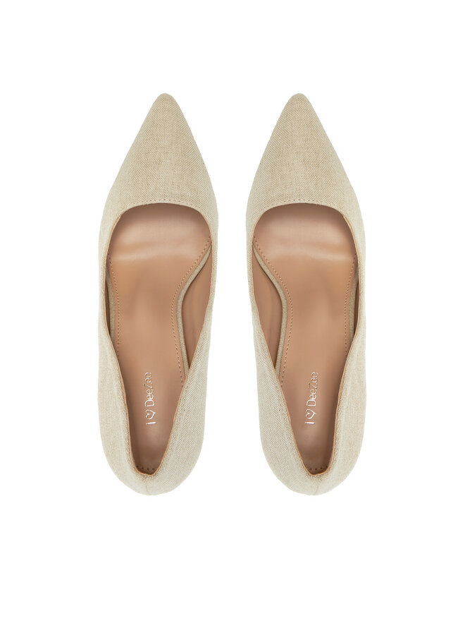 DeeZee High Heels DeeZee HT92931-A240 Beige