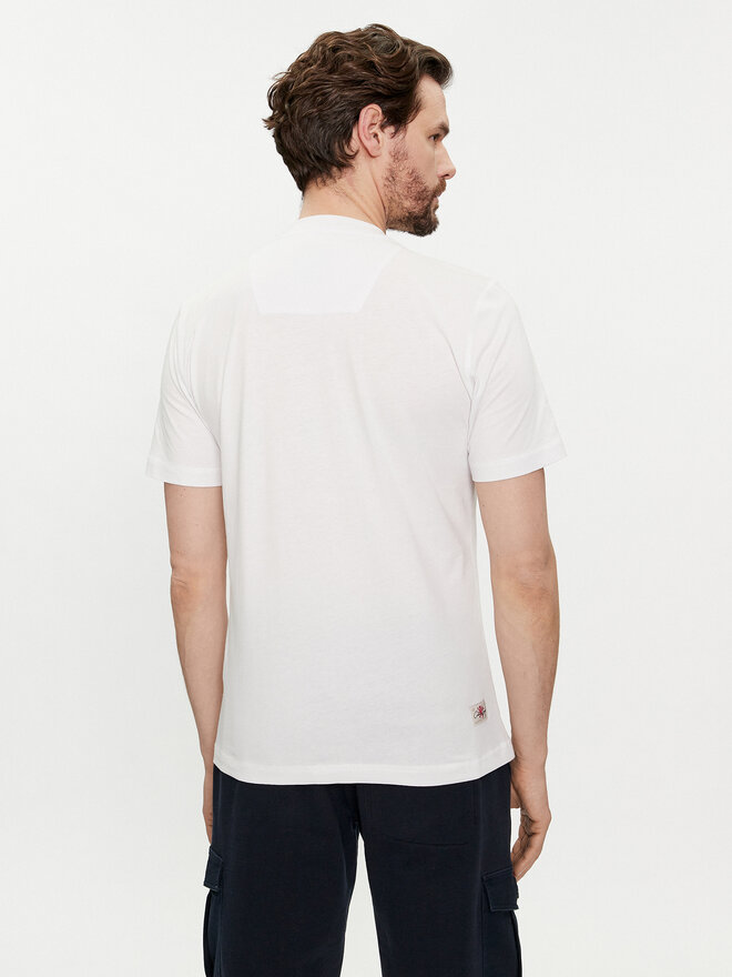 Aeronautica Militare Aeronautica Militare Camiseta 241TS2203J629 Blanco Regular Fit