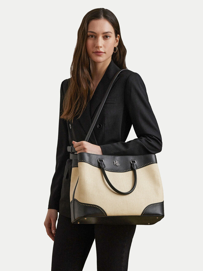 LAUREN RALPH LAUREN Torebka LAUREN RALPH LAUREN Marcy 431966776002 Beżowy