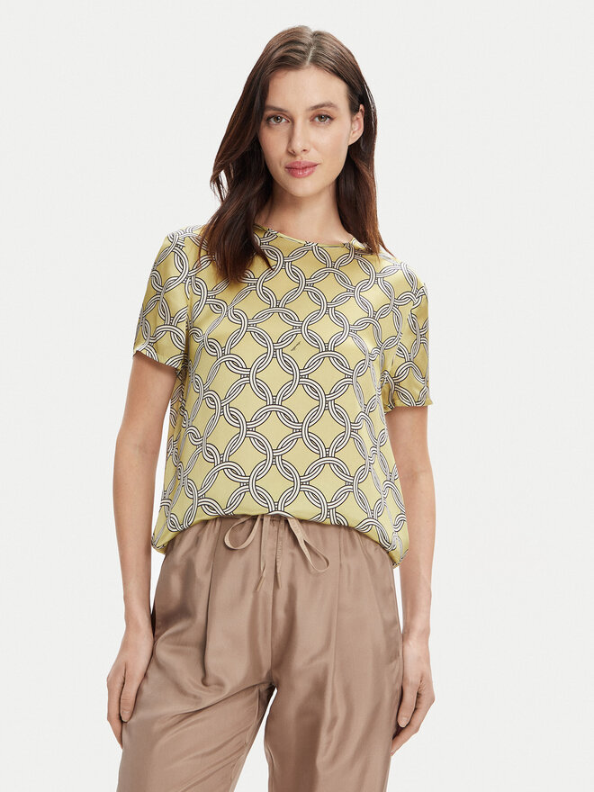 Marella Marella Camiseta Hobby 2413111161 Verde Regular Fit