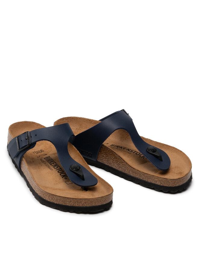Birkenstock Čības uz pirksta Birkenstock Gizeh 0143621 Tumši zils