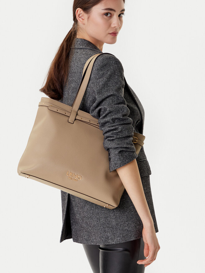 Liu Jo Soma Liu Jo Ecs M Tote AF5135 E0058 Bēšs